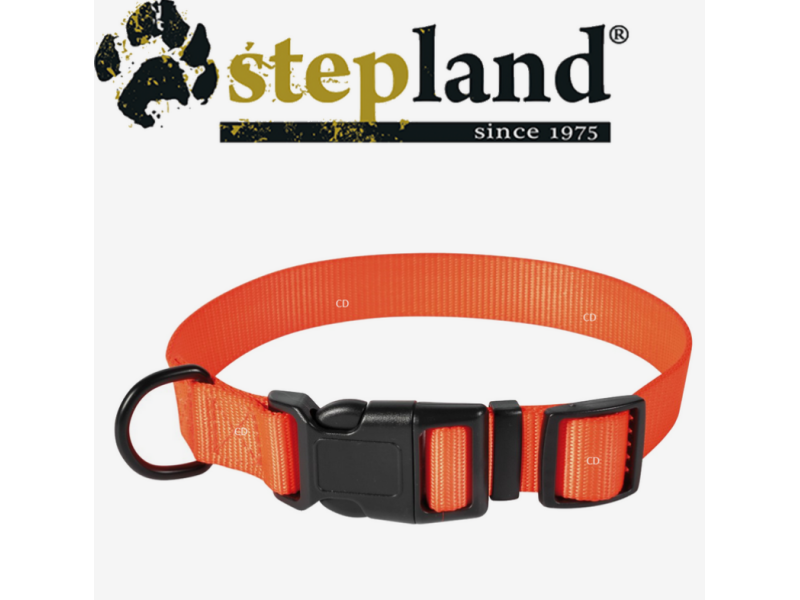 Ovratnica za pse STEPLAND Essentiel - oranžna 45 cm