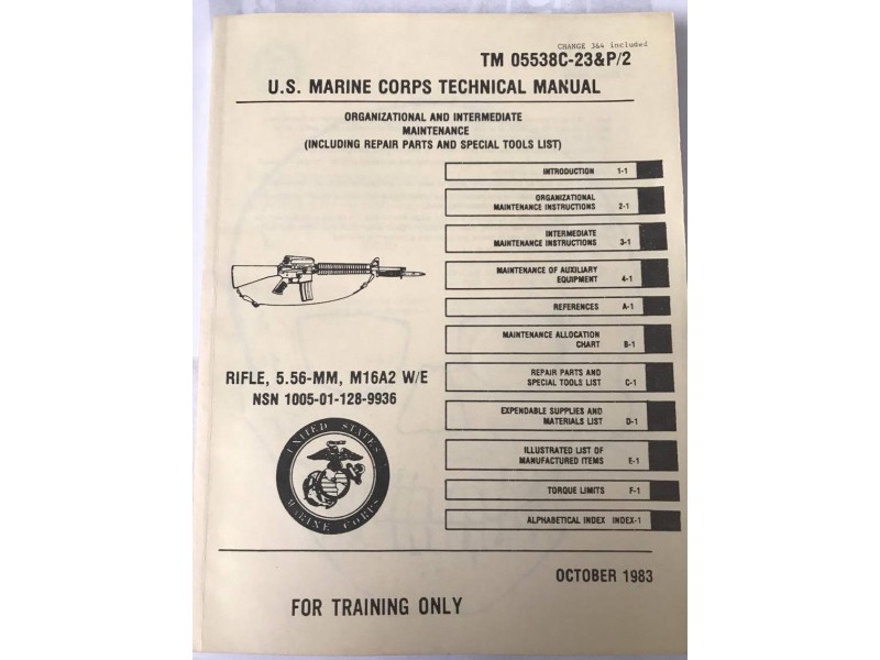 Us marine corps technical manual