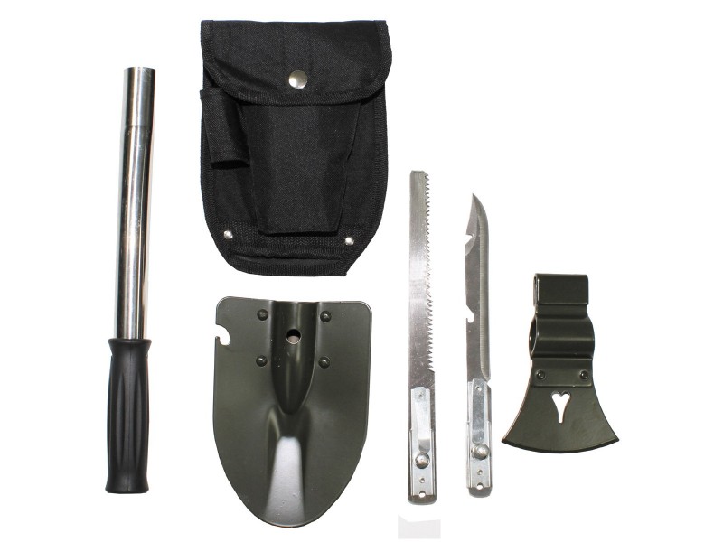 Multi-tool kit 4 v 1-žaga, lopata,sekira in nož