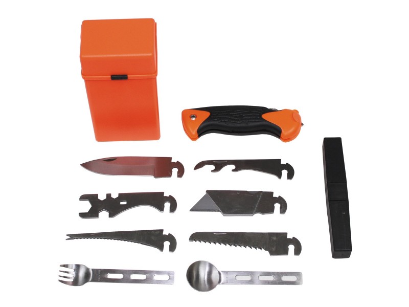 Combat Survival Kit, SPECIAL, 27 pcs, orange box