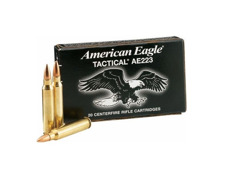Naboj FEDERAL AMERICAN EAGLE 223 Remington - 55gr FMJ BT Tactical