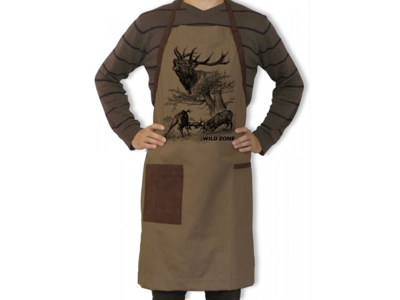 Apron with motif RED DEER