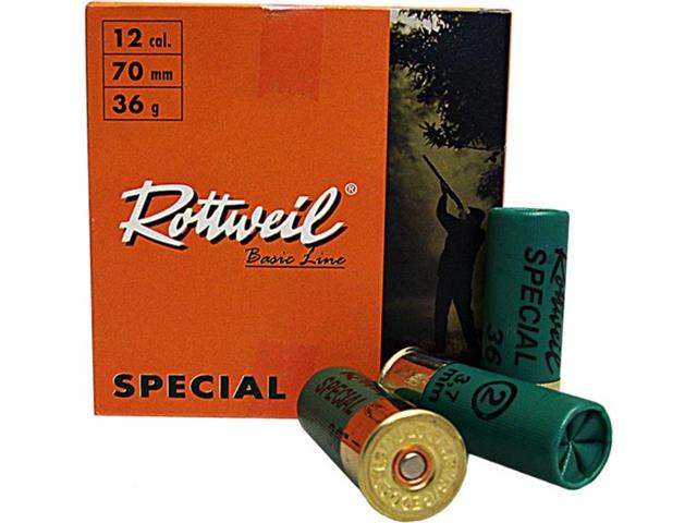Naboj Rottweil Special 12/70  3,2mm 36g. EN