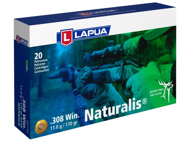 Naboj LAPUA 308 WIN Naturalis - 11,0g/170gr