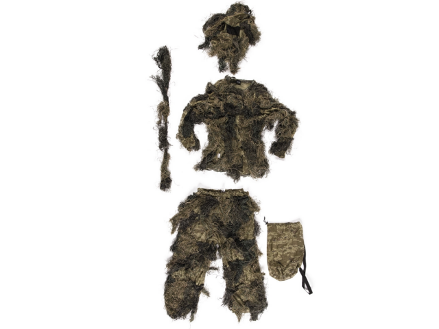 WOODLAND ′BASIC′ GHILLIE SUIT ′ANTI FIRE′ 4PC.