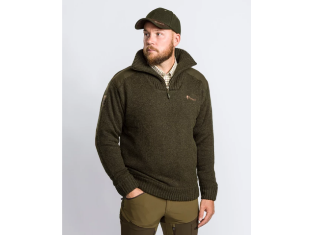 Lovski pleteni pulover PINEWOOD Hurricane - zelen