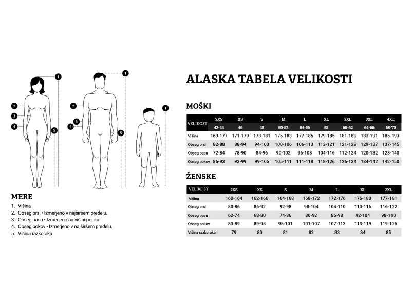 Ženske hlače ALASKA 1795 Trekking Lite Pro (2024) - črna