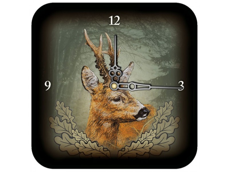 Wall clock WZ Roe buck - 18x18 cm