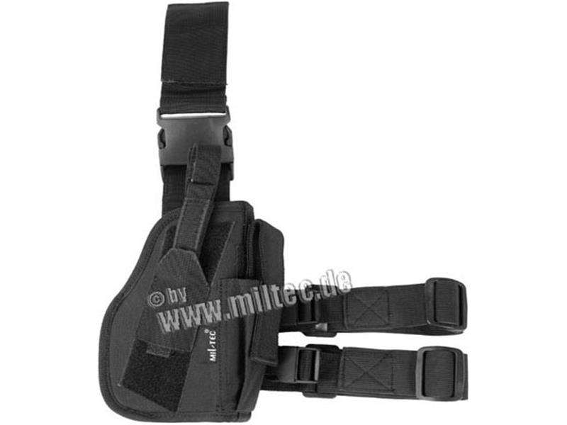 Leg holster for pistol - black right