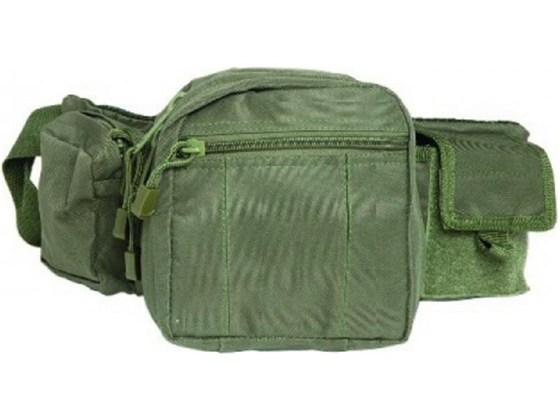 GREEN BLACK TACTICAL ′FANNY PACK′