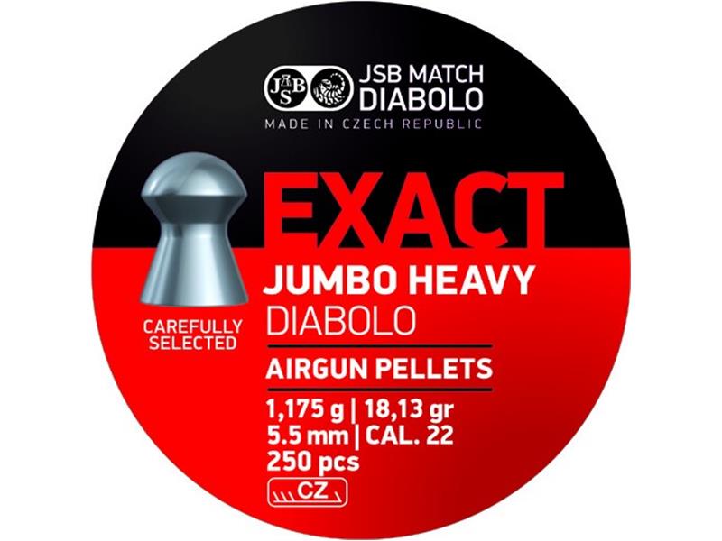 Diabole 5,5 JSB Exact jumbo heavy - 18,13 gr