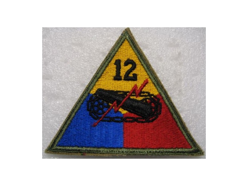 WW2 Abzeichen - US 12th ARMORED DIVISION (Panzerdivision)