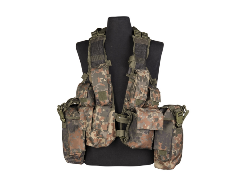 MILTEC Tactical vest - 12 pockets Flacktarn