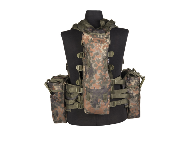 MILTEC Tactical vest - 12 pockets Flacktarn