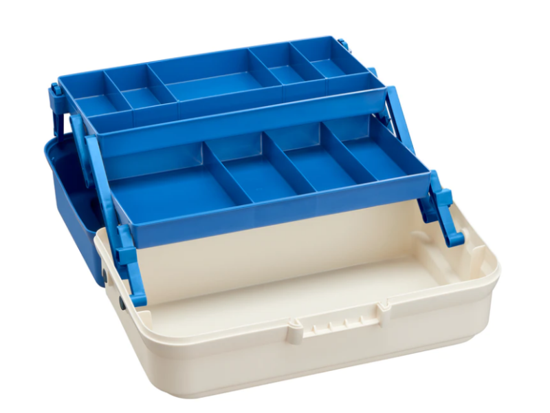 Valigia per attrezzatura da pesca 143 blu/bianco