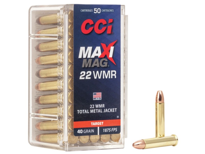 Naboj CCI MaxiMAG TMJ Target 22 WMR - (40gr/2,59g)