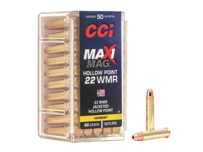 NABOJ CCI .22 WMR Maxi- mag HP 40 gr.