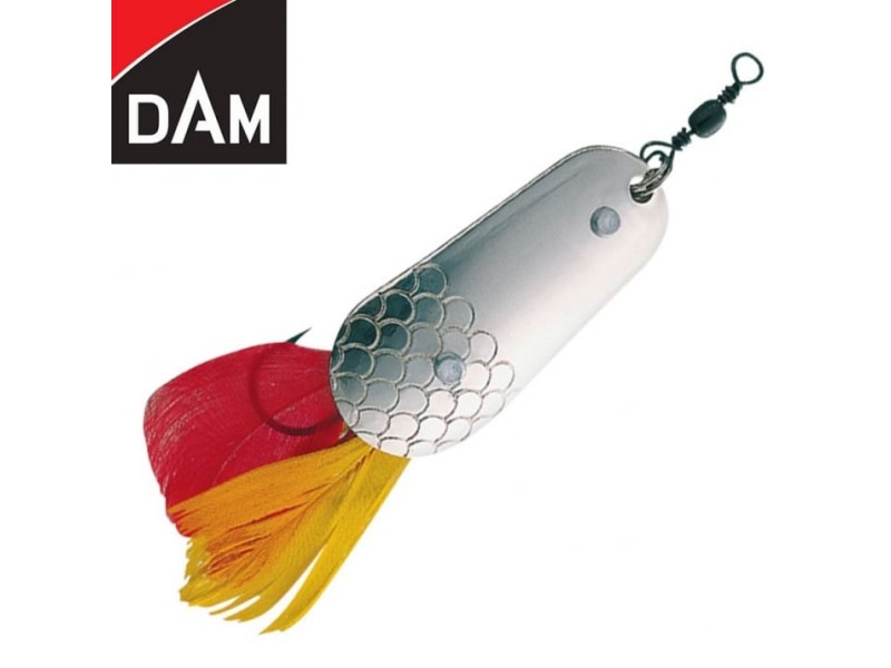 Cucchiaio DAM Effzett Weedless - 4,5cm/16g (argento/argento)