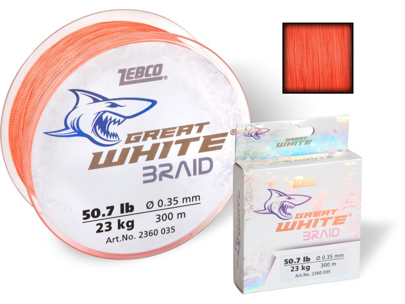Pletena vrpca Zebco Great white 300m