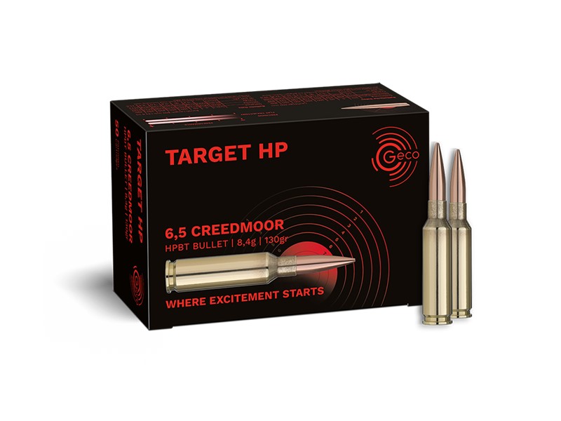 Naboj GECO 6,5 Creedmoor TARGET HP - 8,4g/130gr (50 kos)