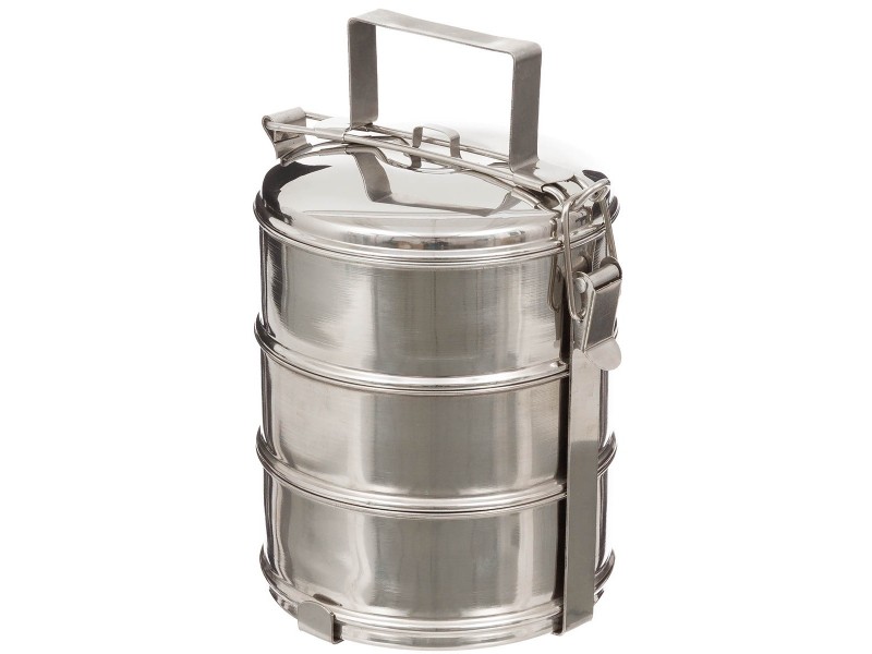Lebensmittelkanister MFH 3-teilig Edelstahl