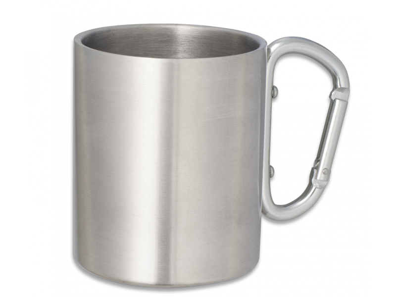 Metalna šalica ALBAINOX ručka - karabin