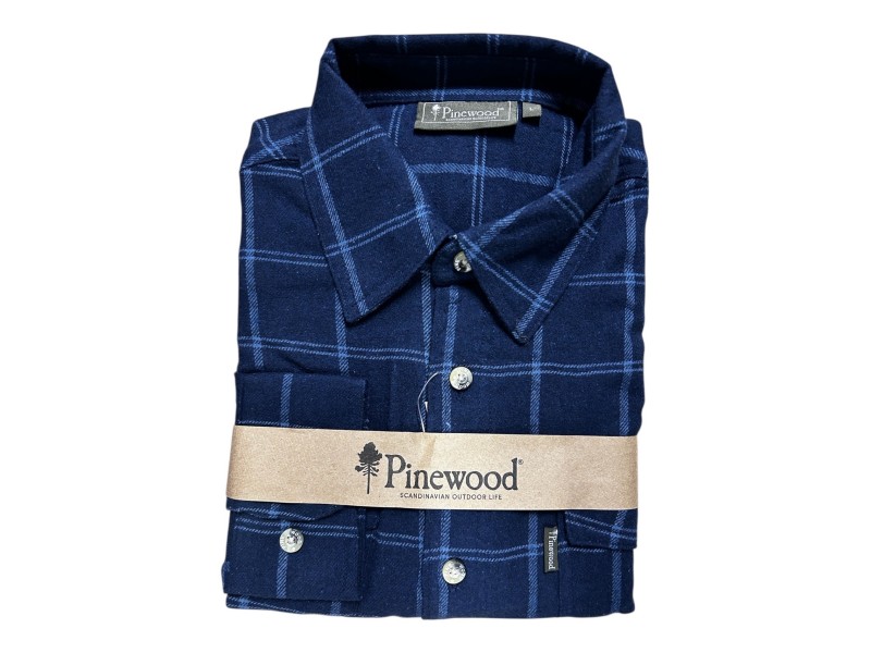 PINEWOOD Texas shirt black/white - long sleeve, size XL