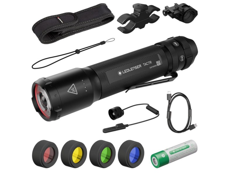 Taktično/lovski set LEDLENSER TAC7R - 3200 lm