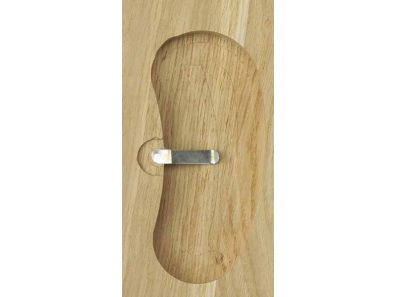 Deščica za trofejo JELENA - svetla špica 45X24 cm