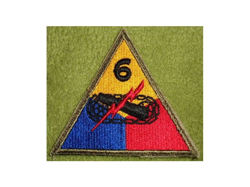 Abzeichen WW2 - US 6th ARMORED DIVISION (Panzerdivision)