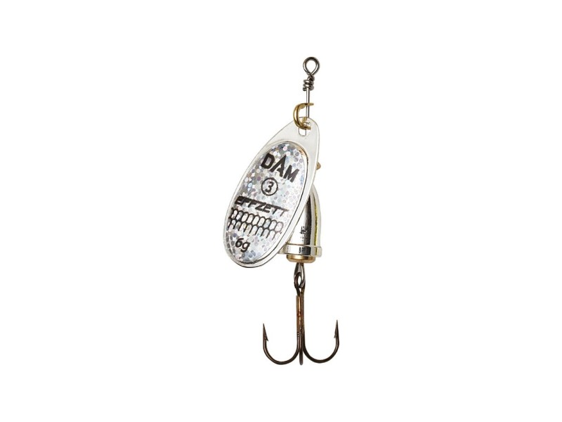 Blestivka DAM Effzett EXECUTOR Spinner - Silver Reflex