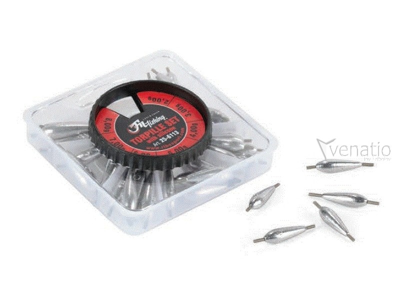 Piombo in scatola FIL FISHING Torpille set con silicone
