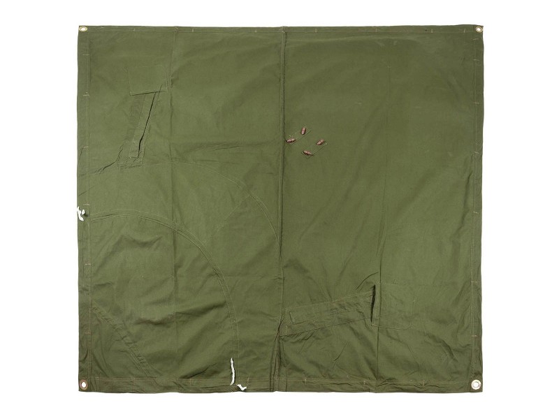 Zeltplane RO Tent GEBRAUCHT - grün