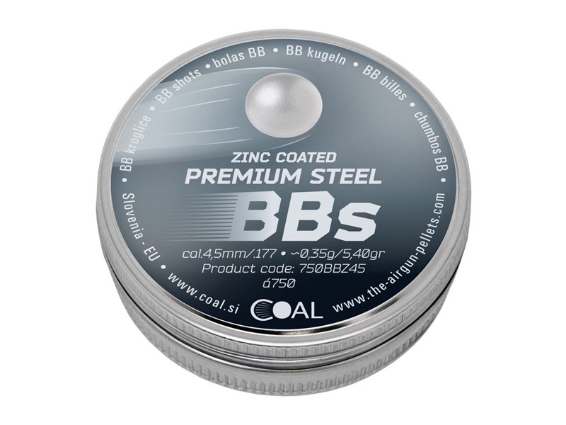Kroglice COAL Zinc Coated Premium Steel - 750 kom