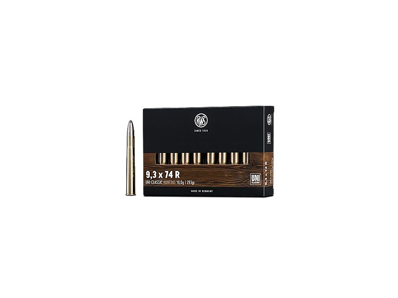 Naboj RWS 9.3x74R (TUG) UNI Classic 19g
