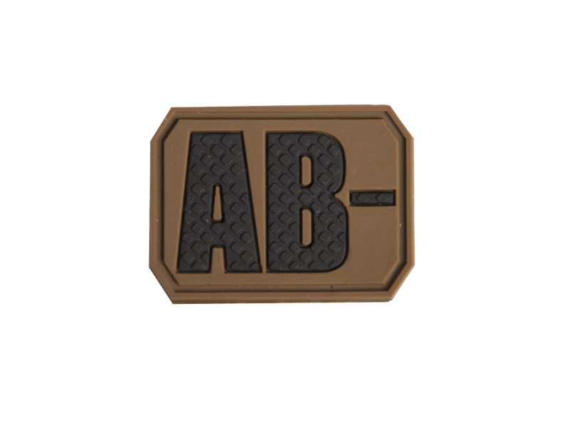Aufnäher Blutgruppe AB- coyote - Igel