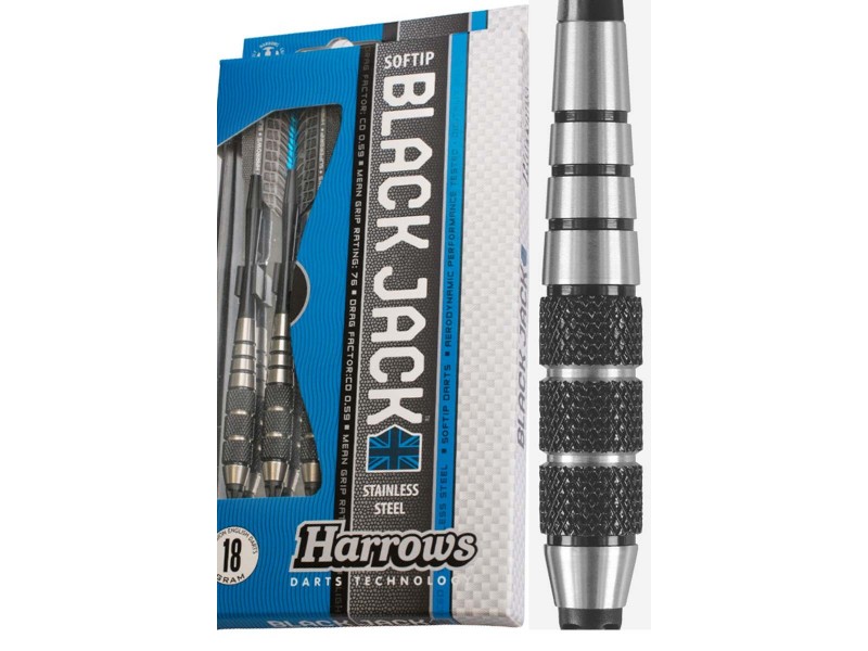 Set 3 Darts HARROWS BLACK JACK 18 Gramm