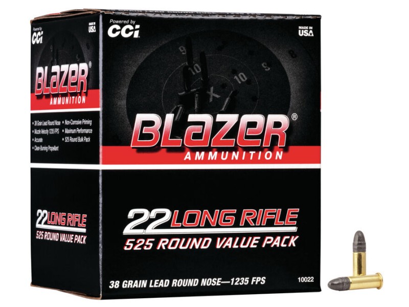 Naboj CCI 22 LR Blazer Value Pack 2,46g / 38gr LRN - 525 kos