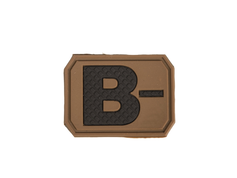 Blutgruppe Aufnäher B- coyote - Igel