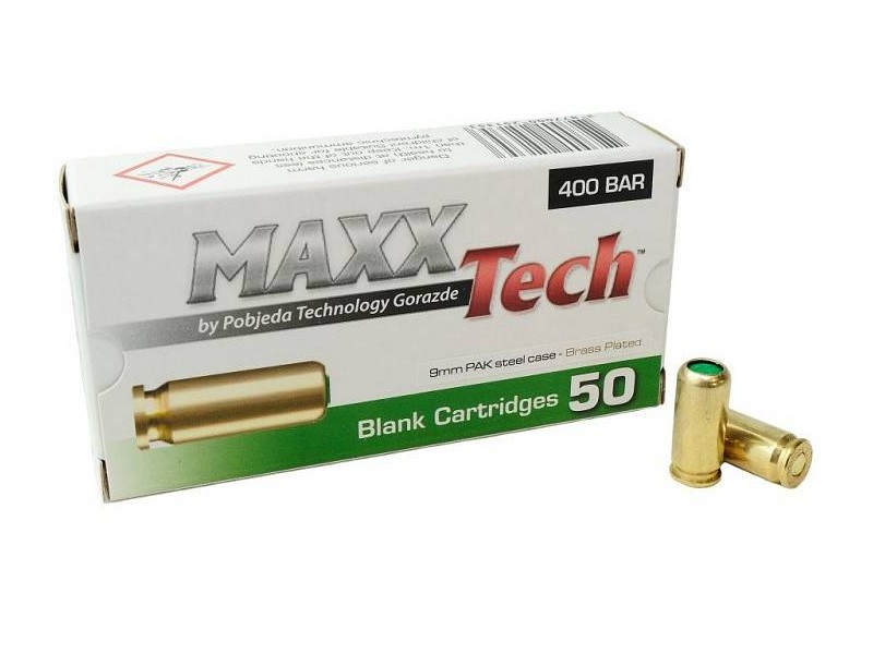 Razpočnik MAXX TECH 9mm P.A.K. - (50 kos)