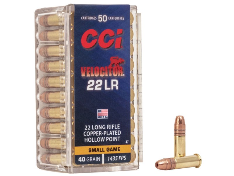 Naboj CCI 22 LR Velocitor 2,59g/40gr GLHP