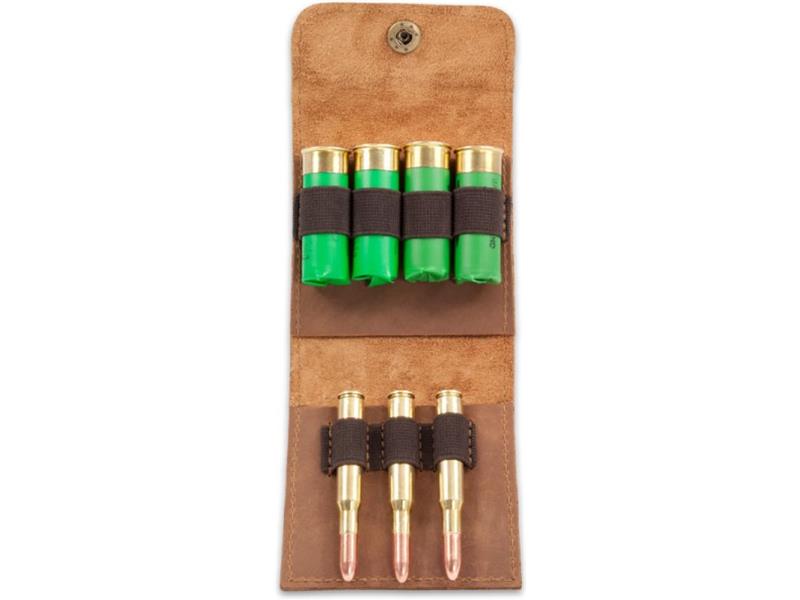 Doppeltasche für Patronen für den Gürtel kombiniert