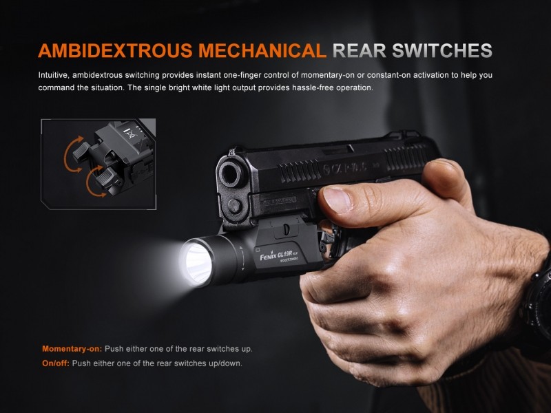 Rechargeable Tactical Flashlight FENIX GL19R V2.0