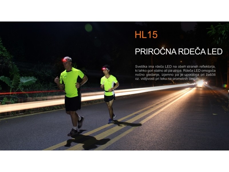 Kopflampe FENIX HL15 - blau