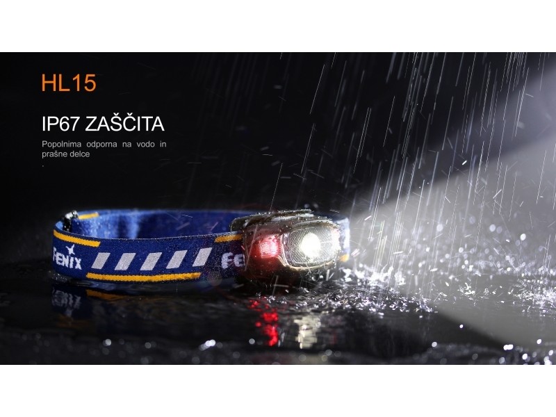 Kopflampe FENIX HL15 - blau