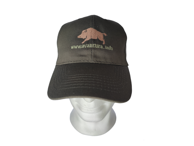 Cappellino da baseball AVANTURA Cinghiale - verde