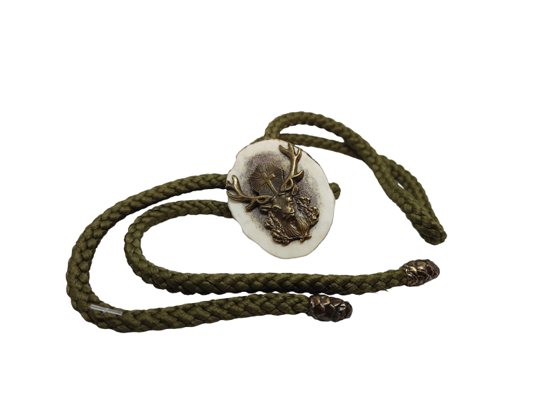 Hunting tie (band) DEER ANTLERS Cross