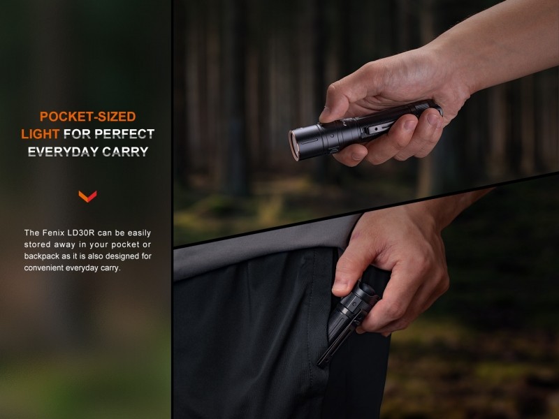 Polnilna svetilka FENIX LD30R - 1700 lumnov