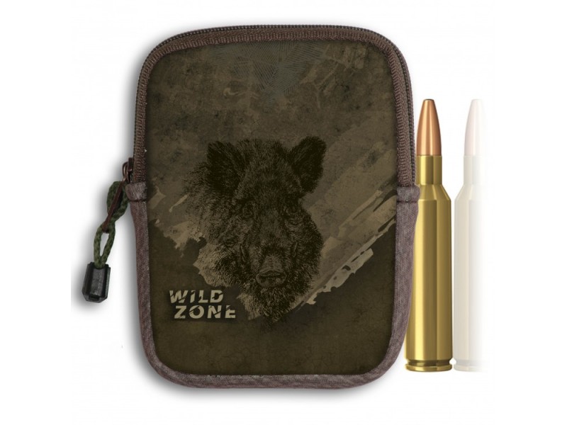 Etui für Patronen WZ Wildschwein - braun