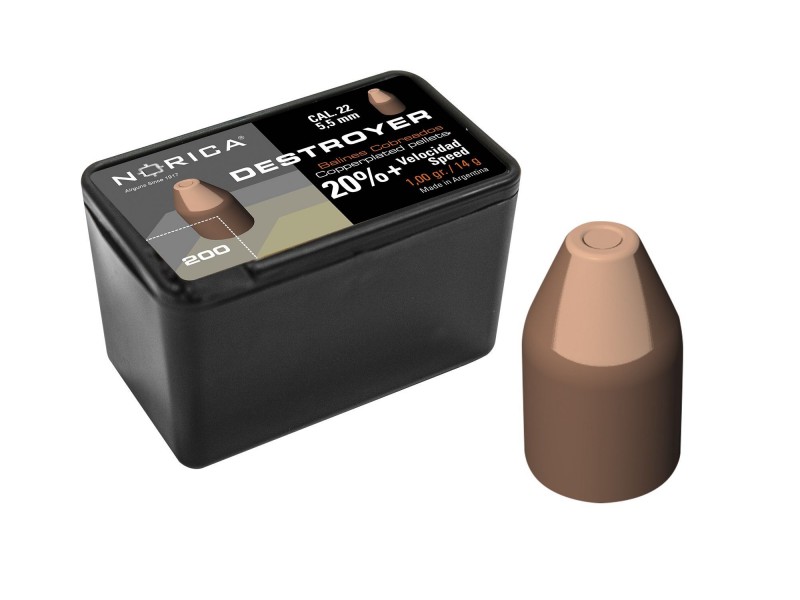 Diabolo NORICA Destroyer 5,5mm 150 pz - 1,80g/28 gr